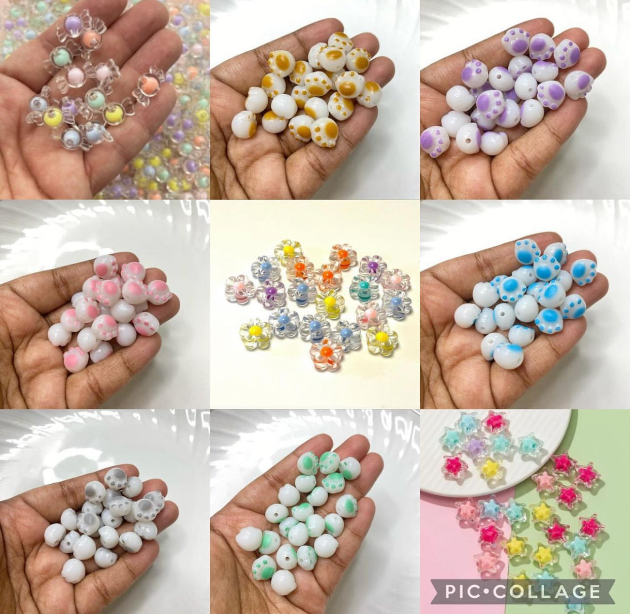 Acrylic beads