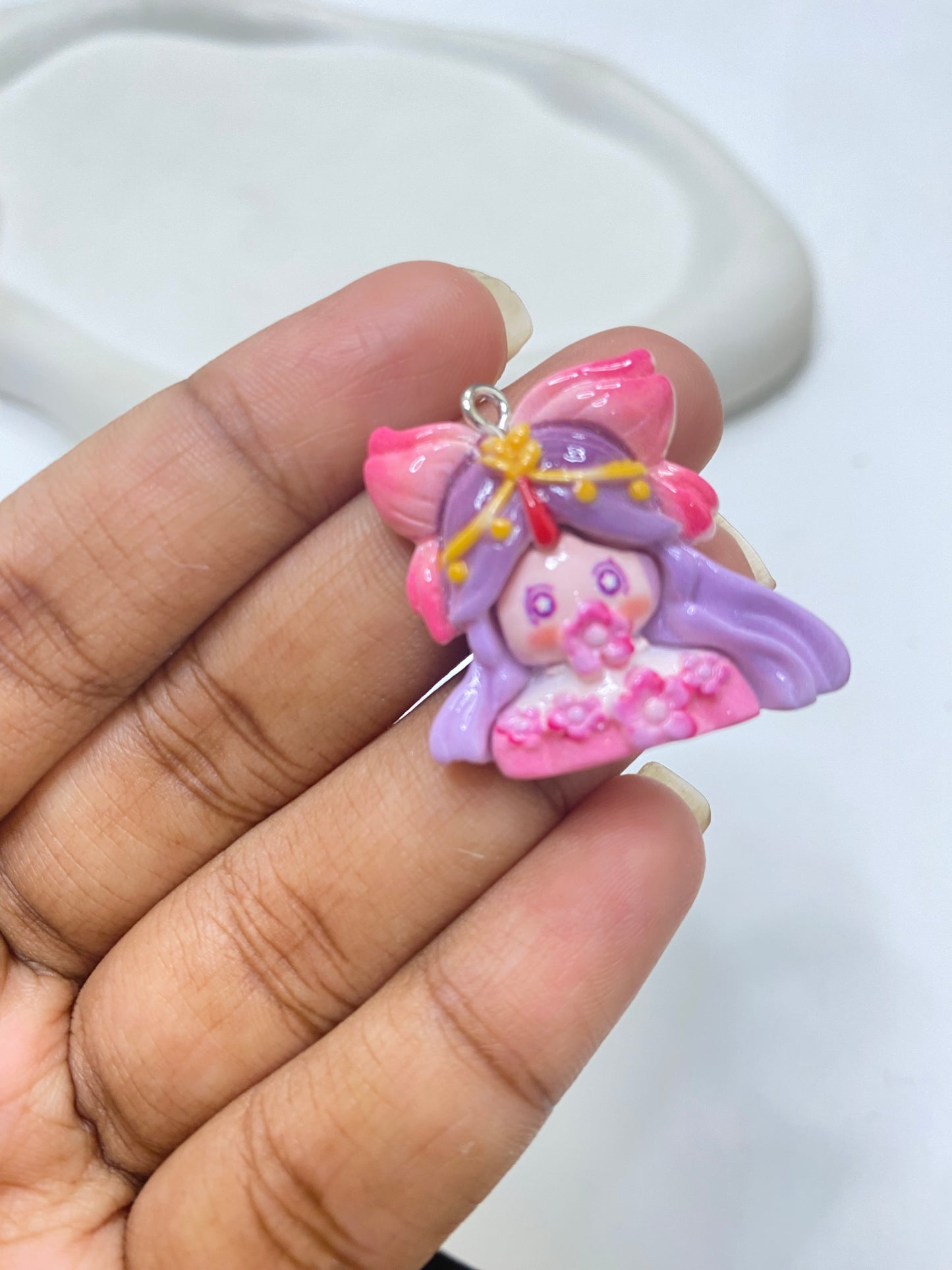 BBB 078 (e) Fashion Cartoon Drag Figure charm ( 1 pc ) with/without hook