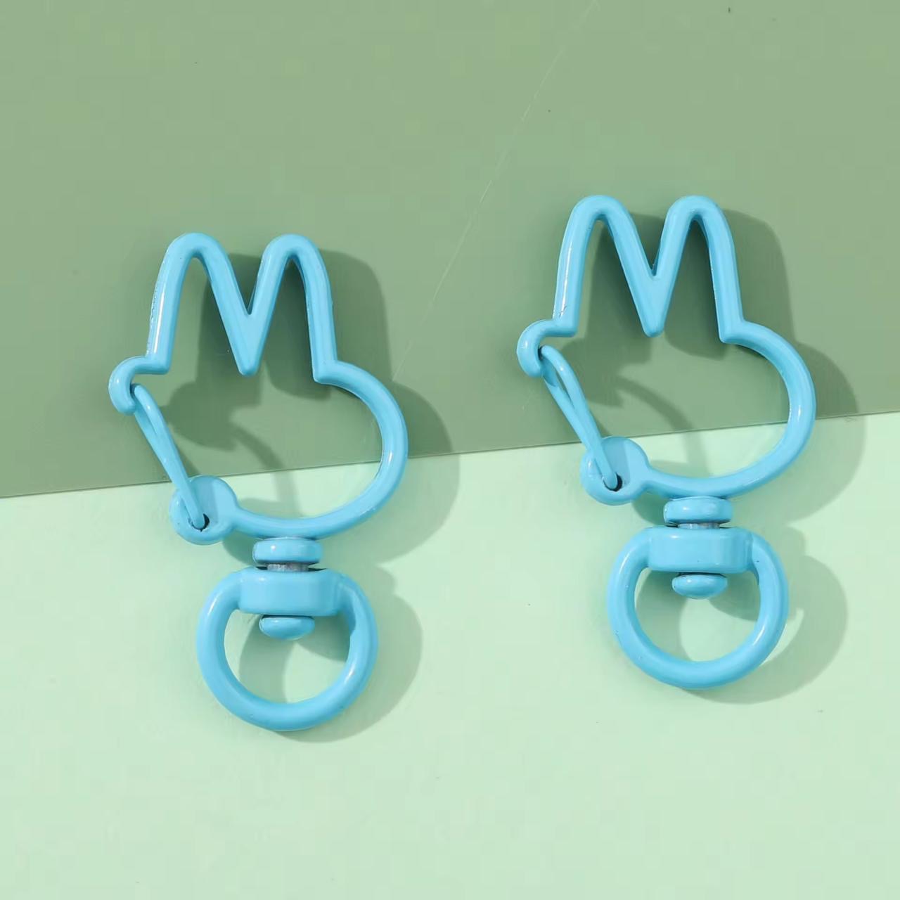BBB 086 Rabbit shape buckle keychain clasp ( 1 pc )