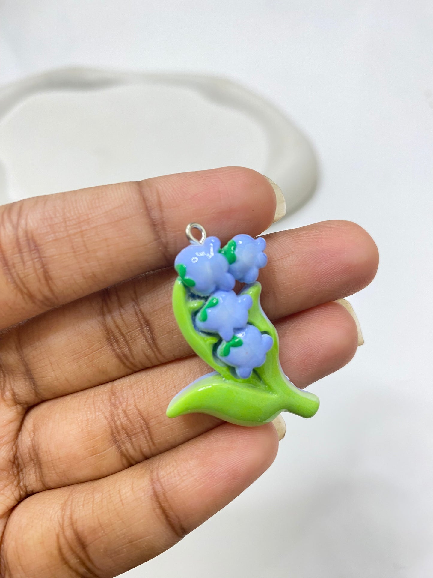 BBB 079 (d) Flower charm ( 1 pc ) with hook
