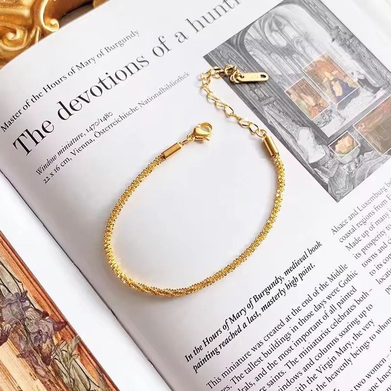 BSJ20C Aurelle Chain Bracelet 18k Gold PVD plated