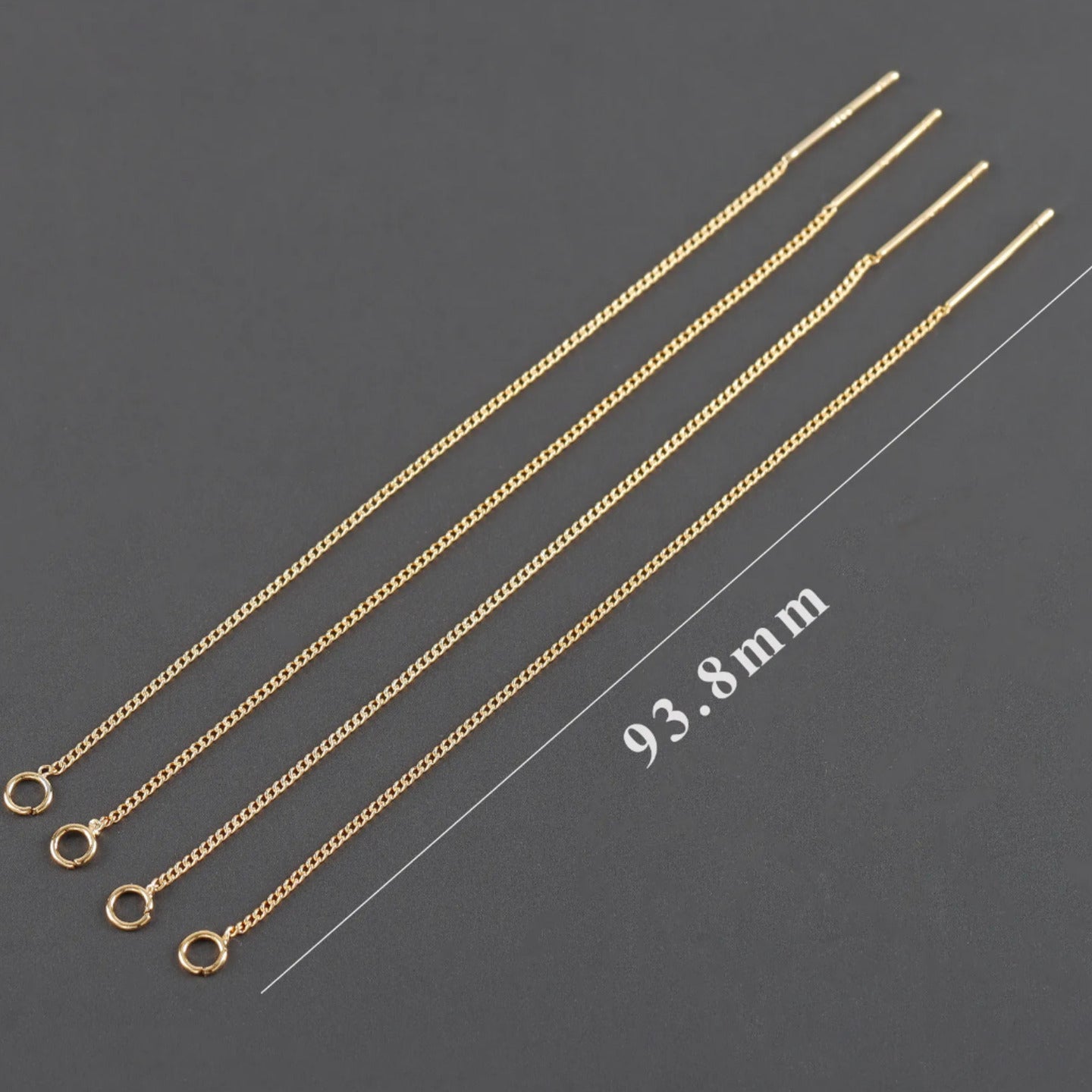 GP 970 - 18k gold plated Threader ( 2 pc ) anti tarnish