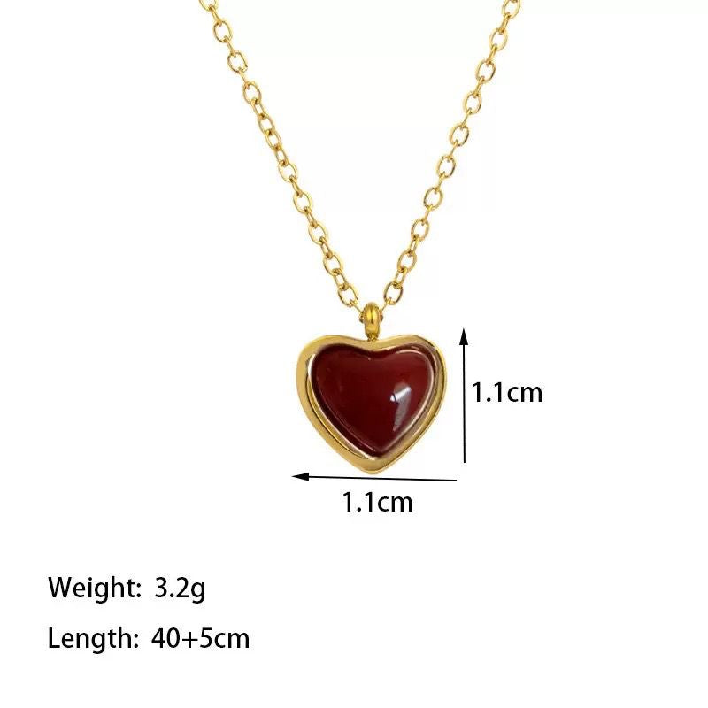 NSJ50F necklace - 18k Gold PVD plated stainless steel - Anti tarnish