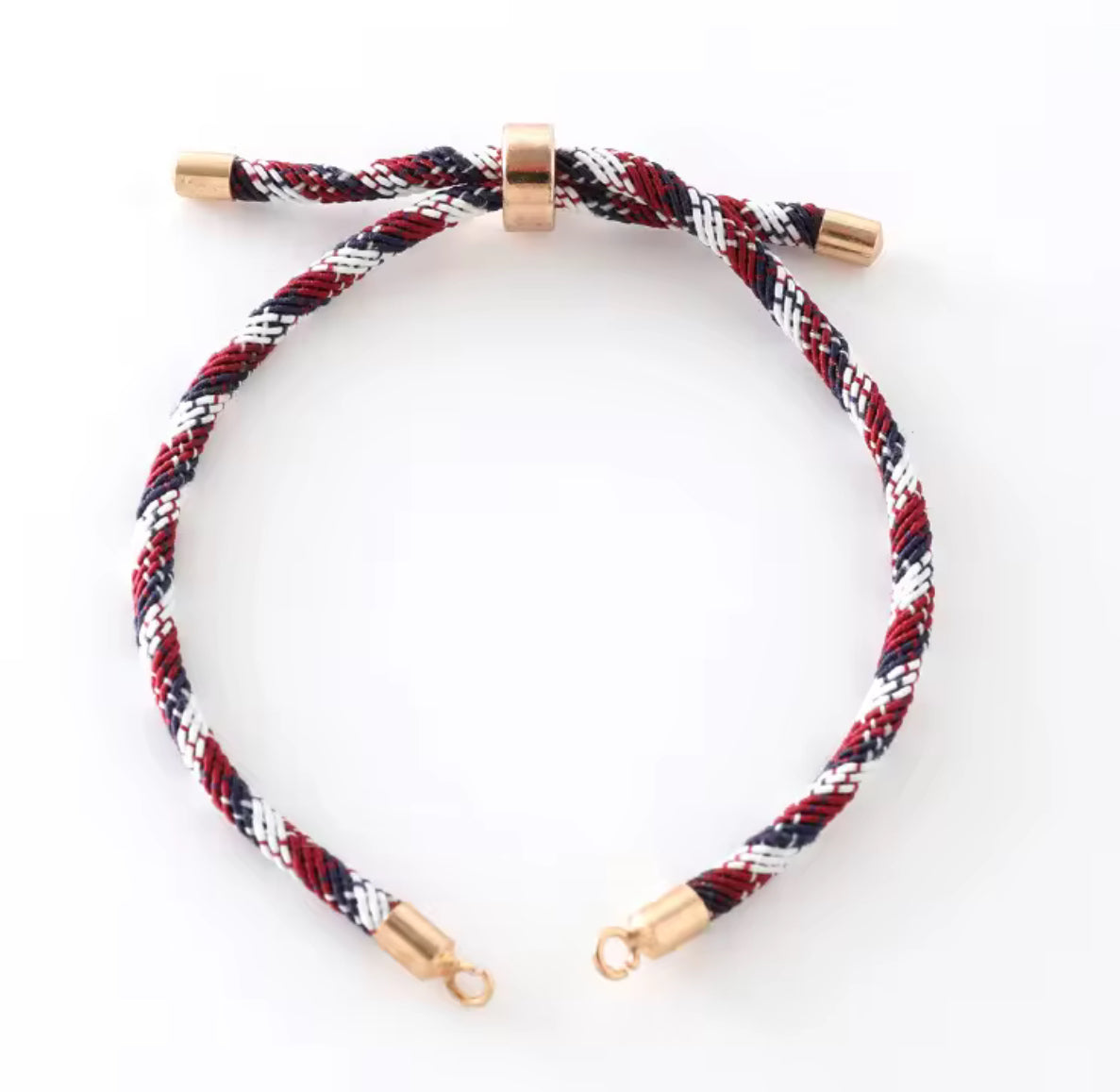 BBB 102 High quality Macrame Rope Adjustable Bracelet string (1 pc ) Tarnish Resistant ( 21 Cm )