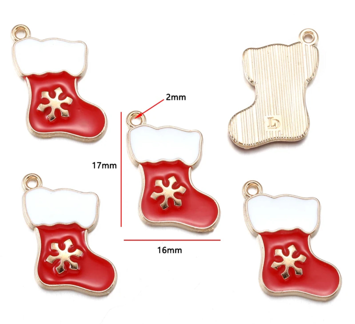 EC 1949 Christmas theme enamel charm ( 1 pc )