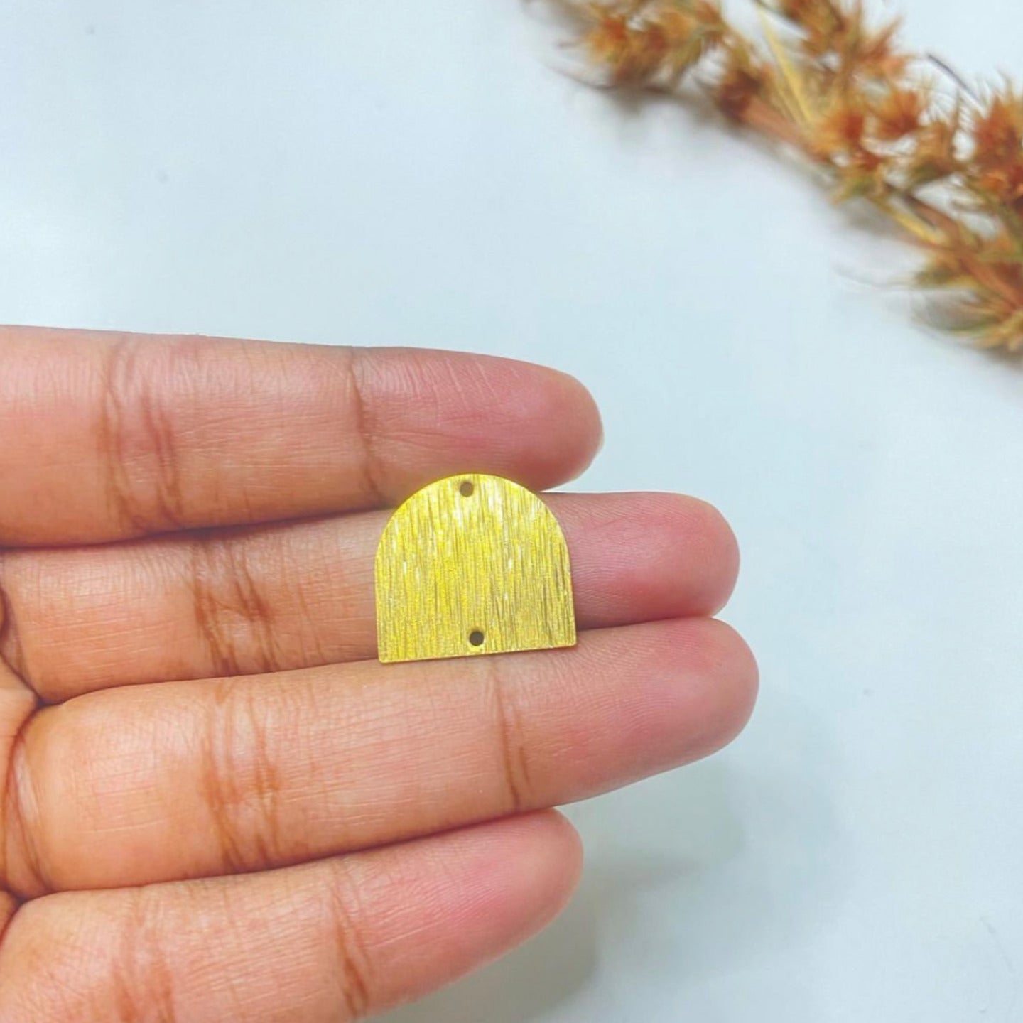SS 359 Textured D shape Connector