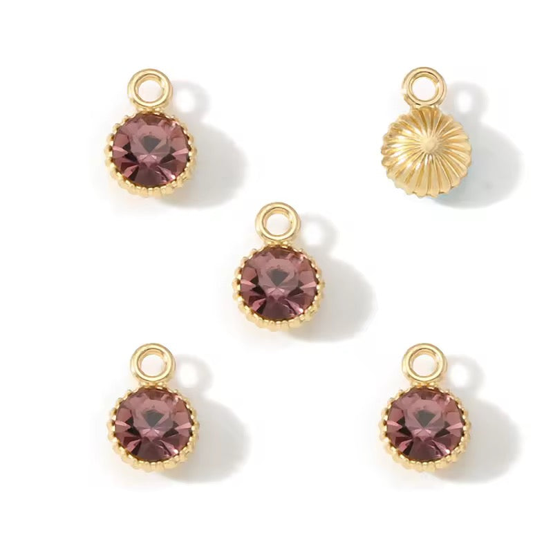 BBB 404 Zircon alloy Charm ( 1 pc ) High Quality Shine
