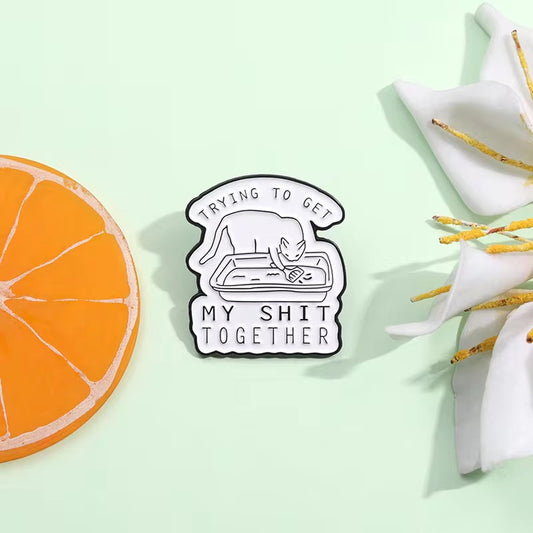 PK 121 Cute Enamel Pin Badge ( 1 pc ) Imported Premium Quality