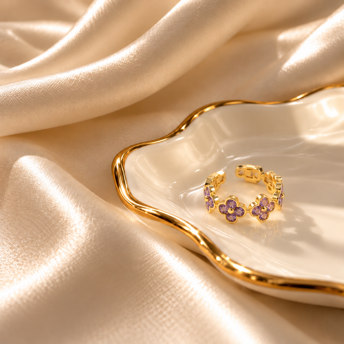 RSJ35D Ring 18k Gold PVD plated