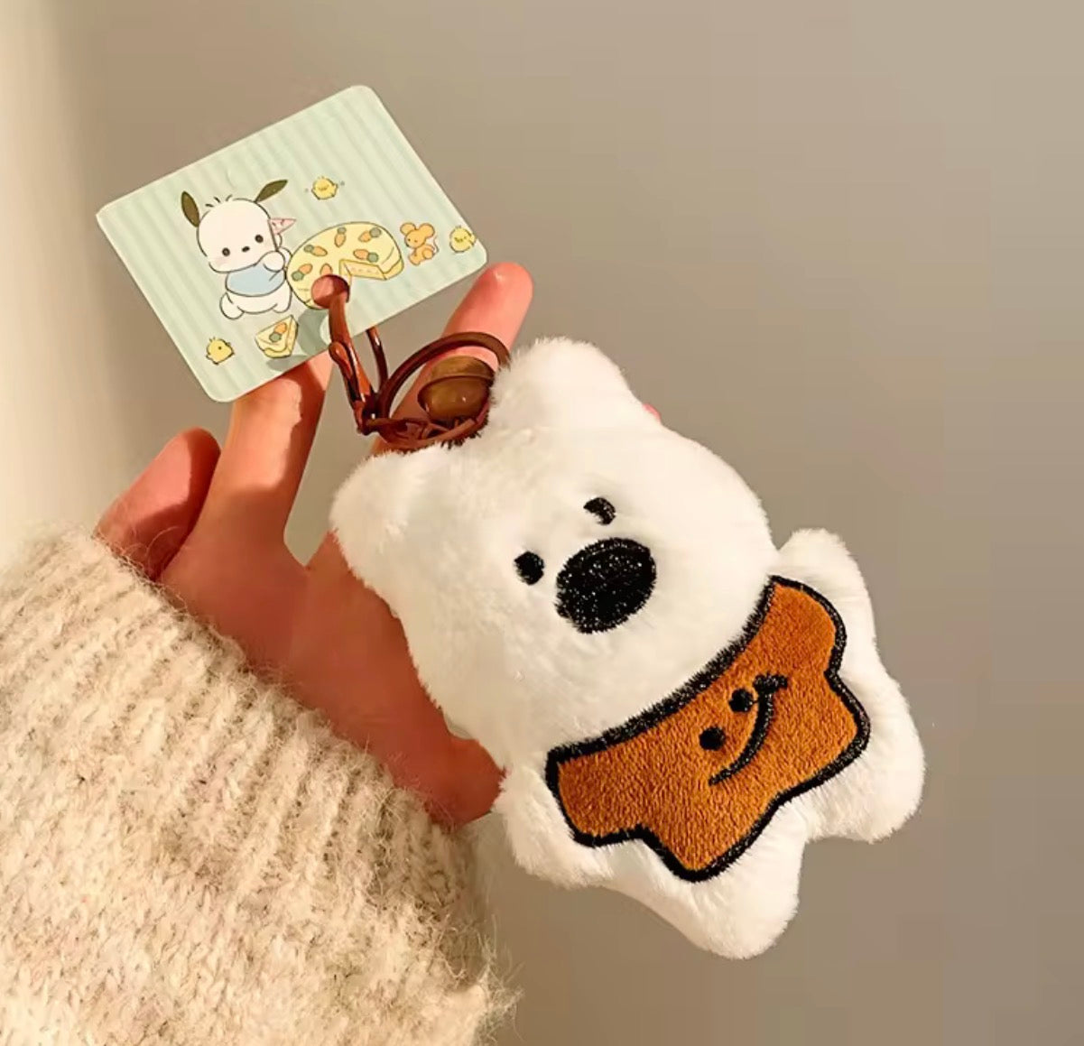 PK 100 Bear 3D Plush Toy Keychain ( 1 pc ) Imported Premium Quality