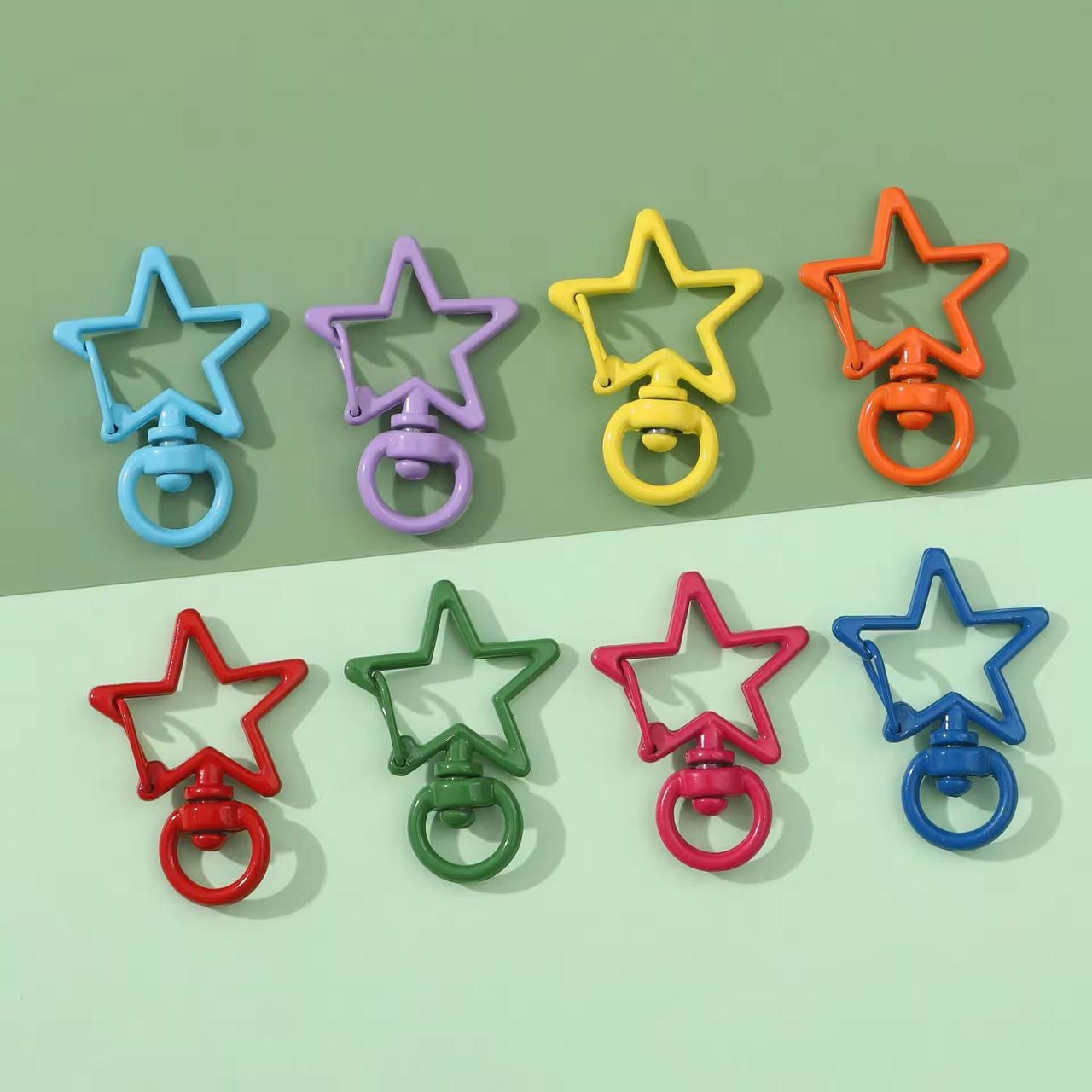 BBB 084 Star shape buckle keychain clasp ( 1 pc )