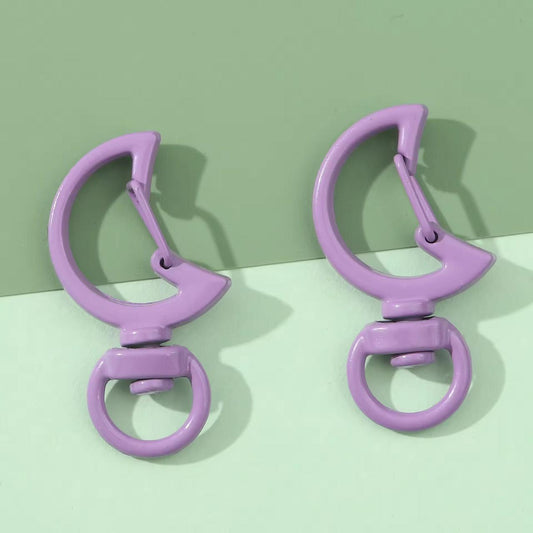 BBB 085 Moon shape buckle keychain clasp ( 1 pc )