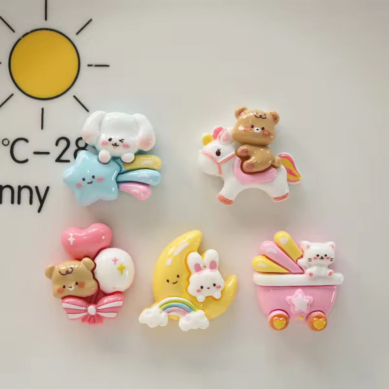 BBB 035 (A) Cute Kawaai resin charm with hook ( 1 pc )