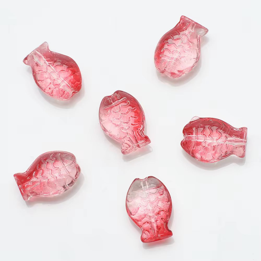 BBB 94 Fish Crystal glass beads ( 1 pc )