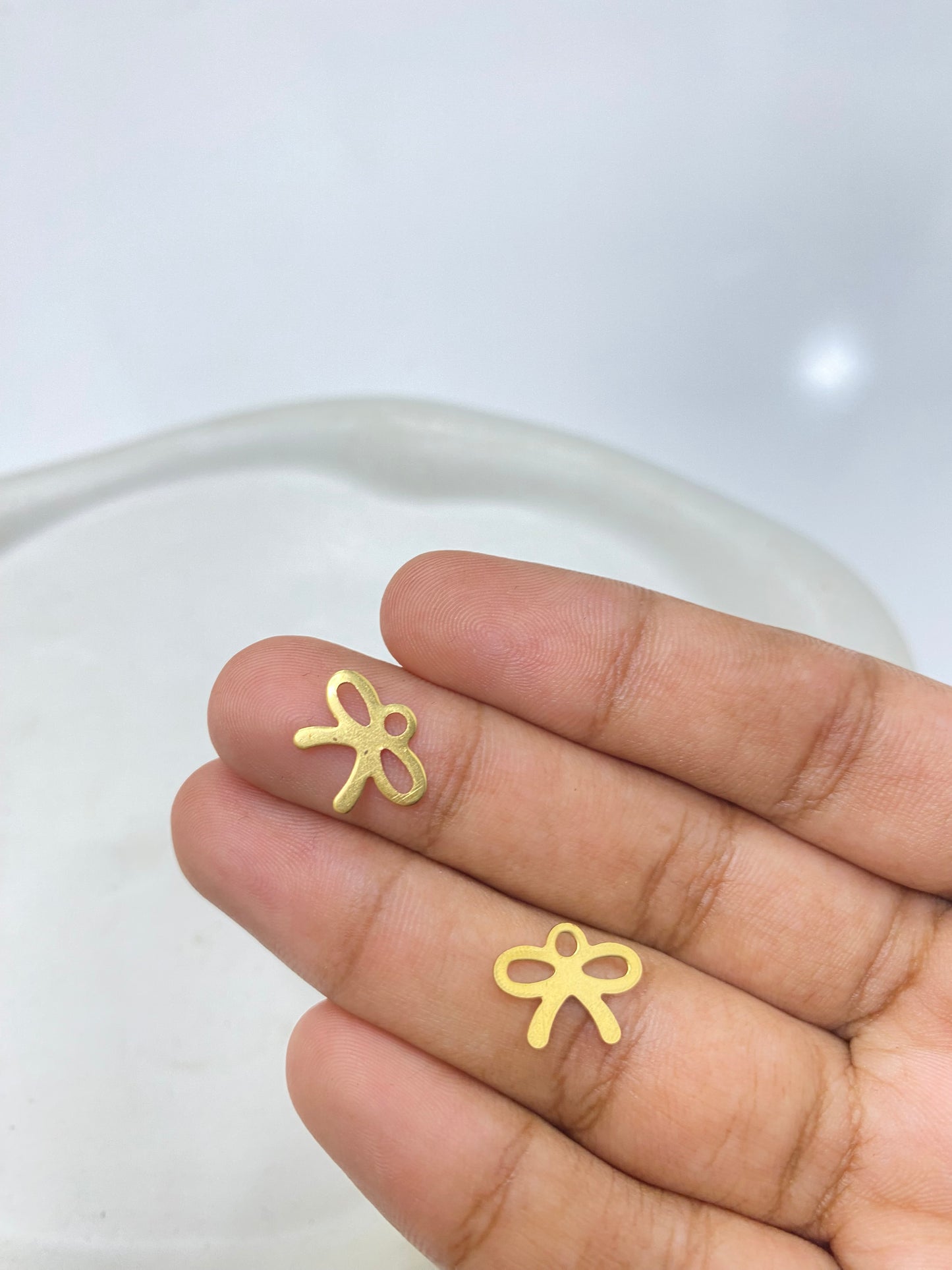 B 2506 Bow charm ( 1 pc )