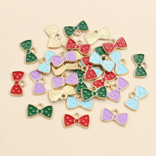 EC 1539 Bow enamel charm ( 1 pc )