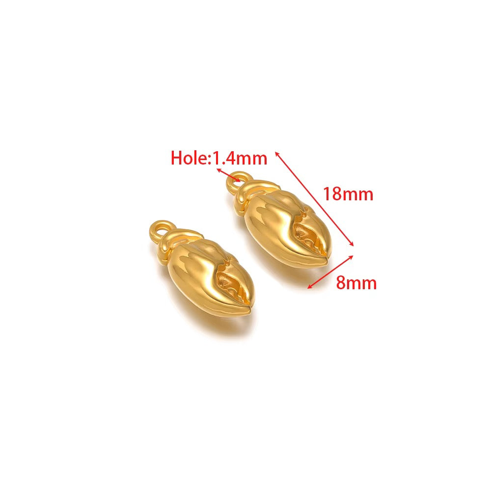 SC20I Lobster charm ( 1 pc ) 18k Gold PVD