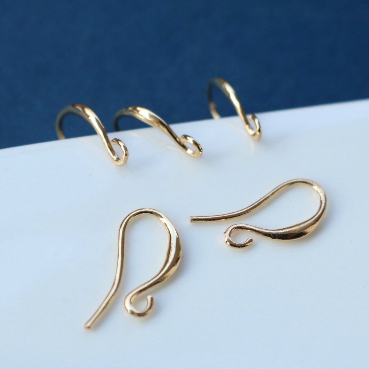 GP 683 18k gold plated hooks - per pair