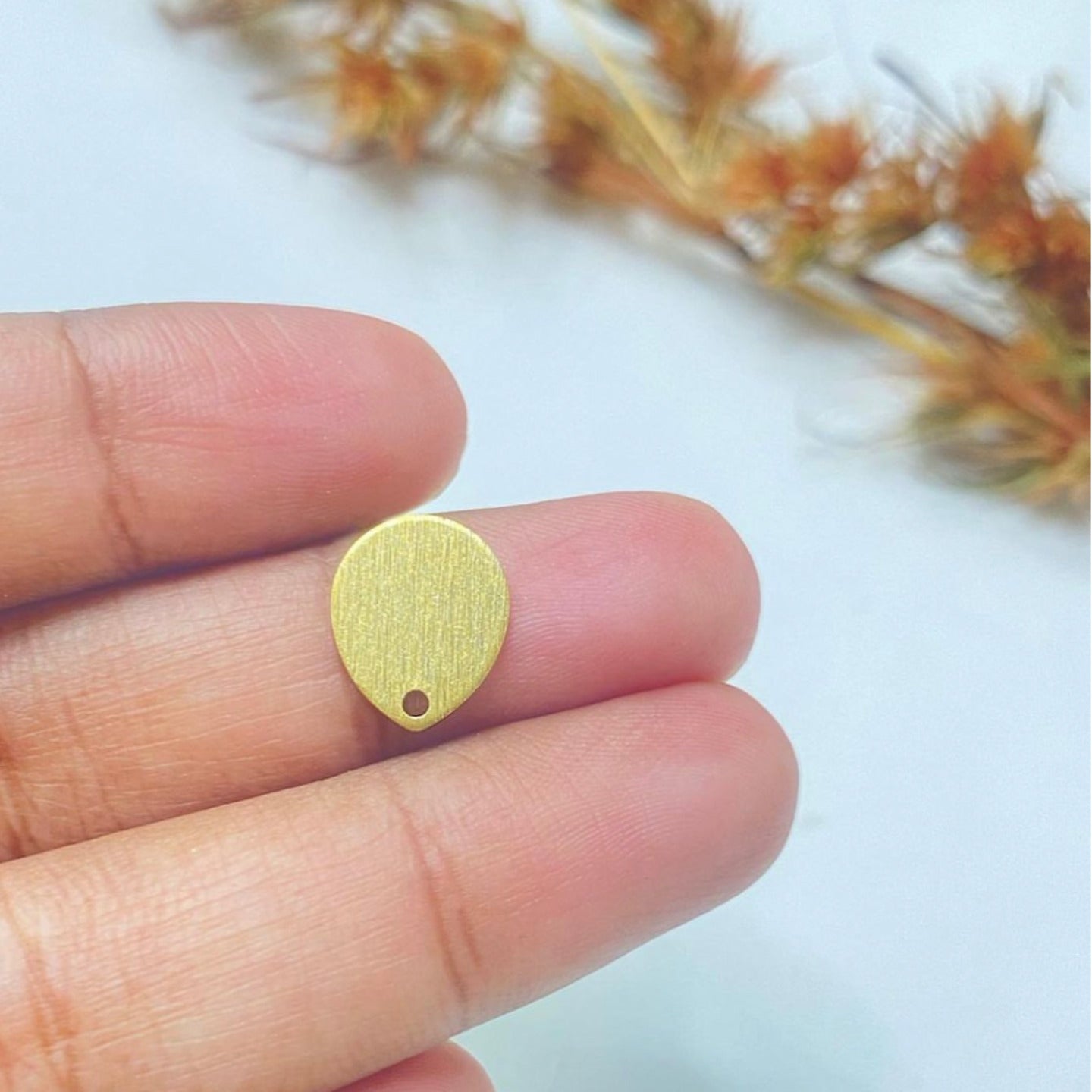 SS 101 Textured Drop charm