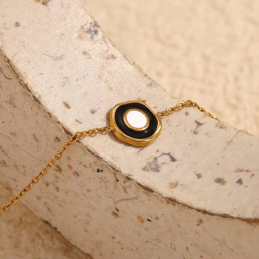 SJ 416 Irregular Minimalistic Bracelet- Premium 18k Gold PVD plated stainless steel - Anti tarnish - Wholesale