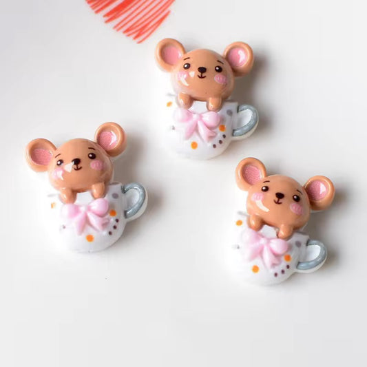 BBB 071 (e) Alice cartoon kawaii themed resin charm ( 1 pc ) with / without Hook