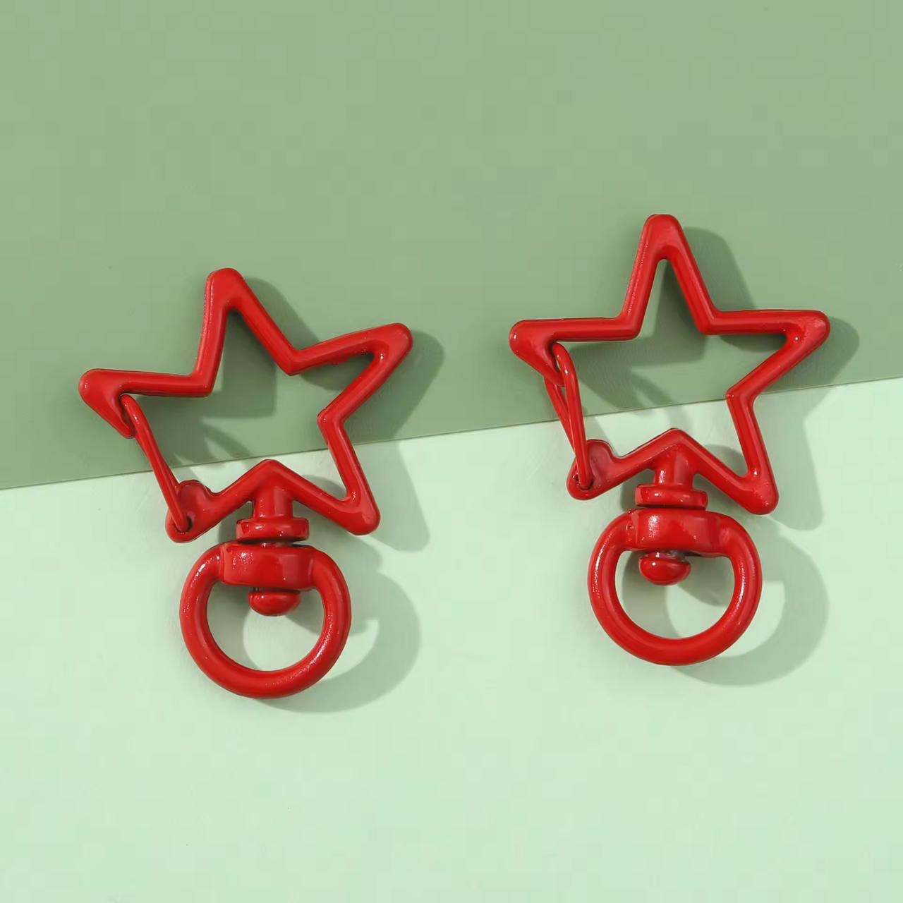BBB 084 Star shape buckle keychain clasp ( 1 pc )