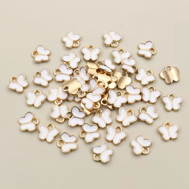 EC 2205 Mini butterfly enamel charm ( 1 pc )