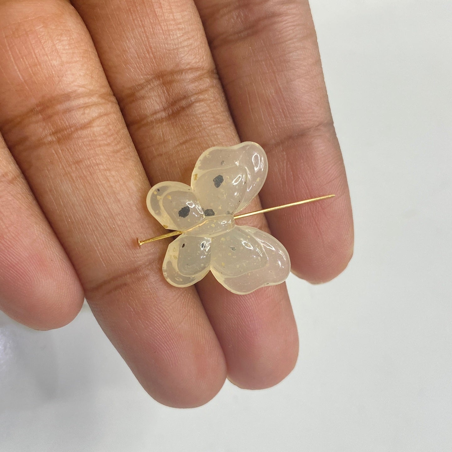 BBB 178 (E) yellow butterfly bead (1PC)