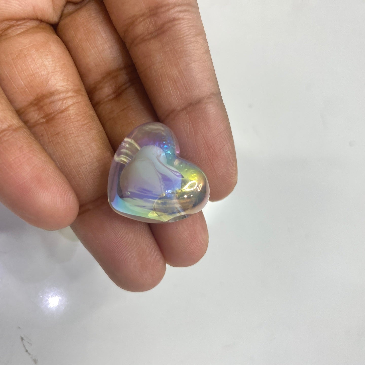 BBB 188 (C) blue chunky heart (1PC)