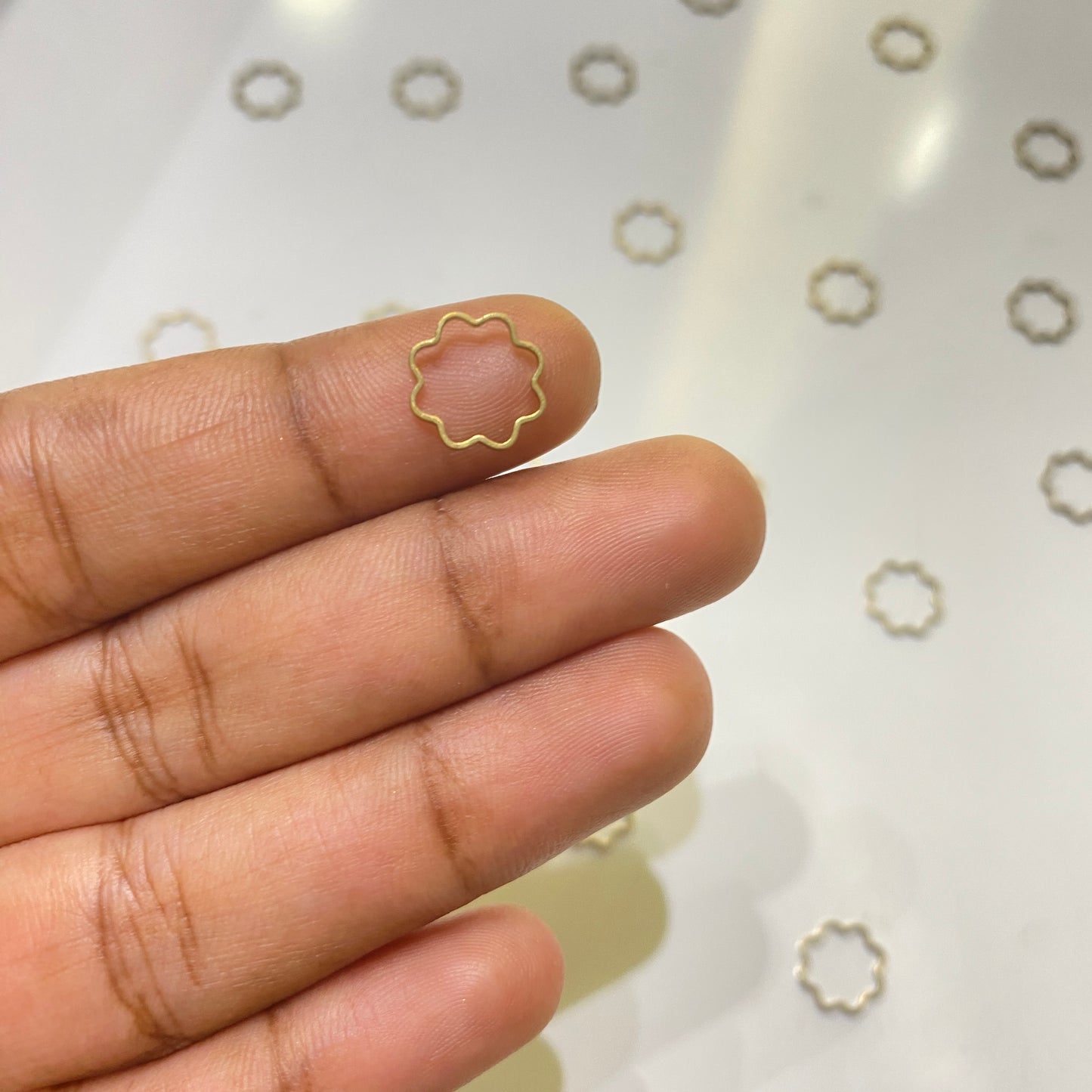 SS 1062 Lace circle charm ( 1 pc )