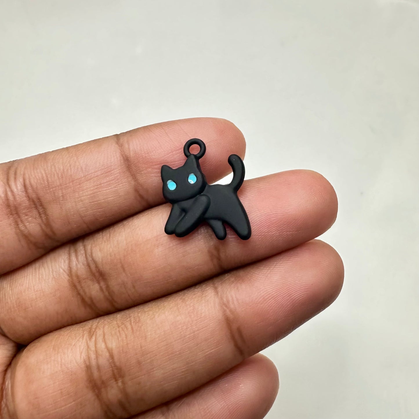 AC 1009 Cute cat alloy charm - per piece