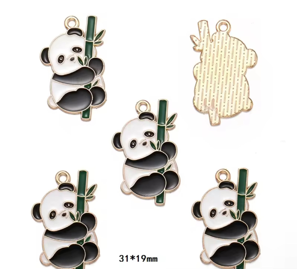 EC 2138 Panda enamel charm ( 1 pc )