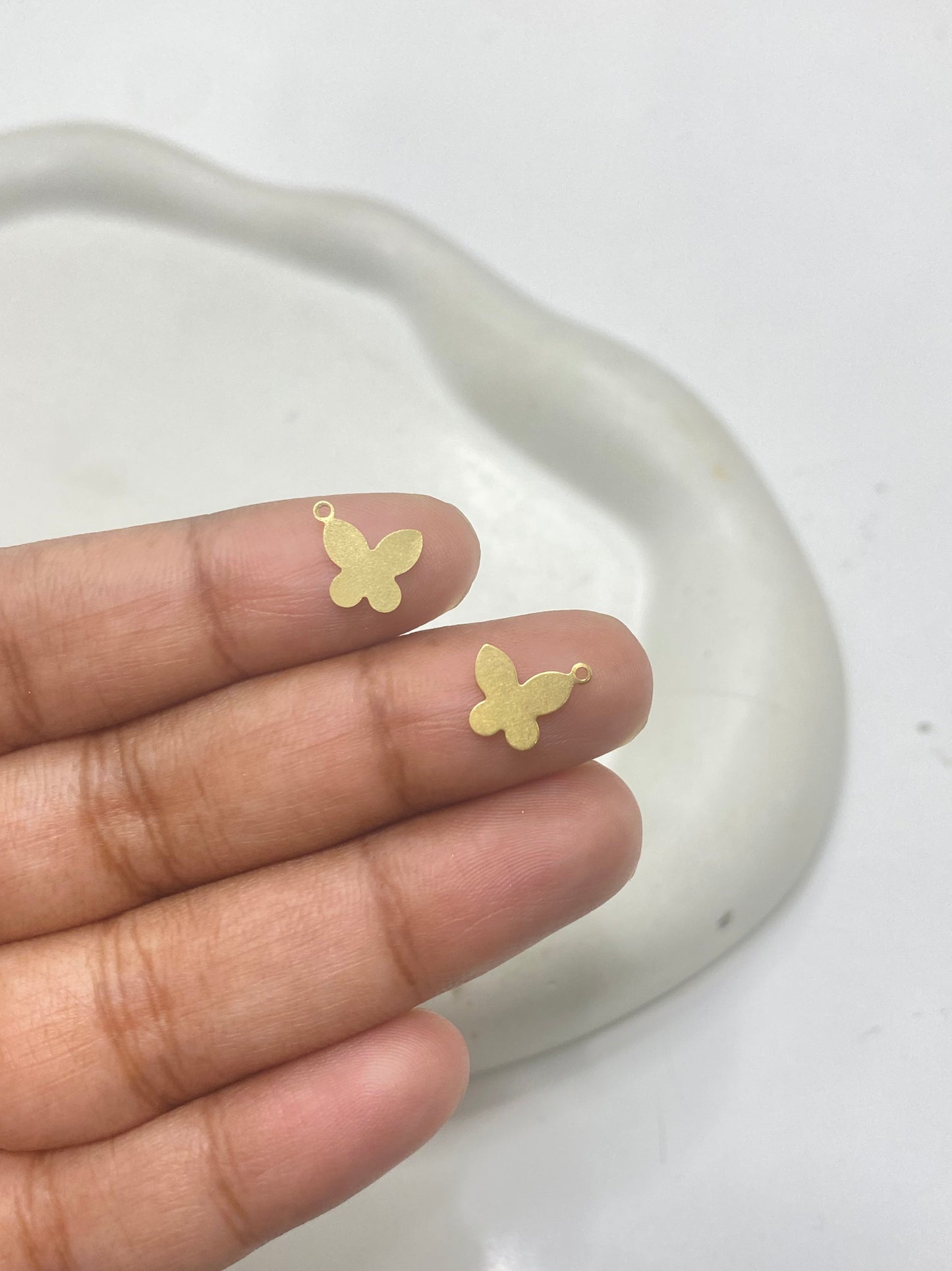 SS 345 Tiny Butterfly charm ( 1 pc )