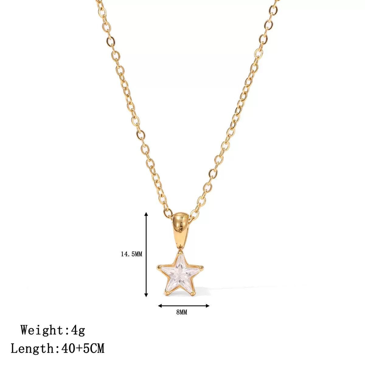 NSJ51E necklace - 18k gold PVD plated