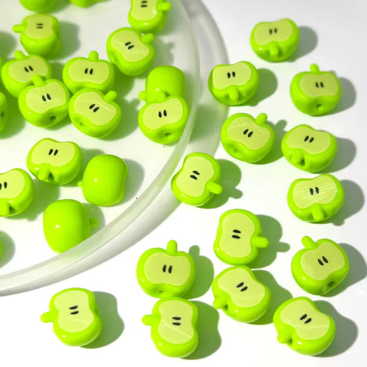 BBB 390 Apple Bead ( 1 pc ) UV Plated Acrylic ( 15mm )