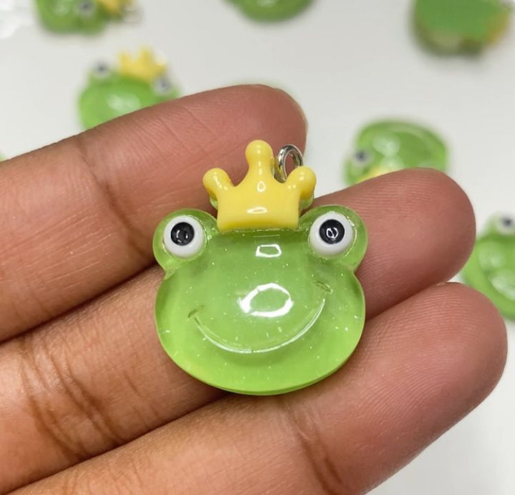 SS 859 FROG kawaii themed resin charm (1PC)