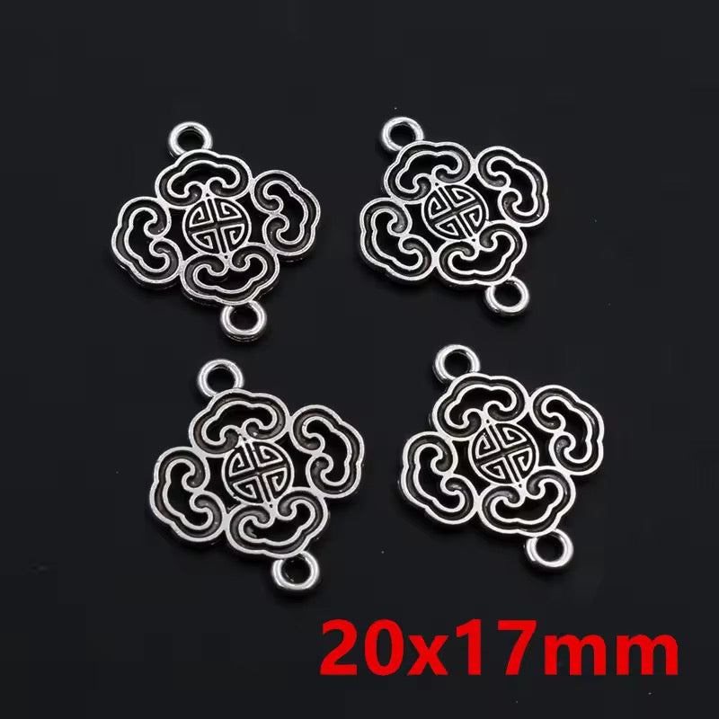 MC01N Boho Connector Metal Charm ( 1 pc ) High Quality Shine