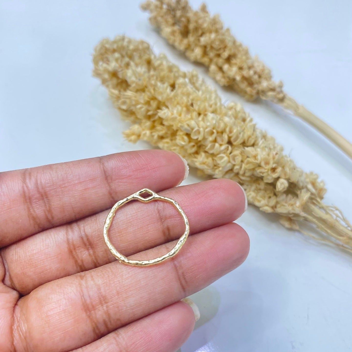 GP 648 Oval bezel gold plated ( 1 pc ) Anti tarnish