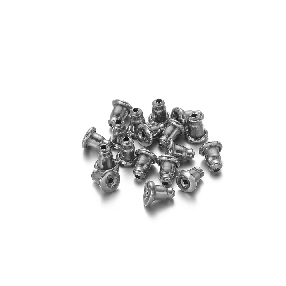 SS 2762 Ear stud Push Back PVD Plated stainless steel ( 1 pc ) Anti tarnish
