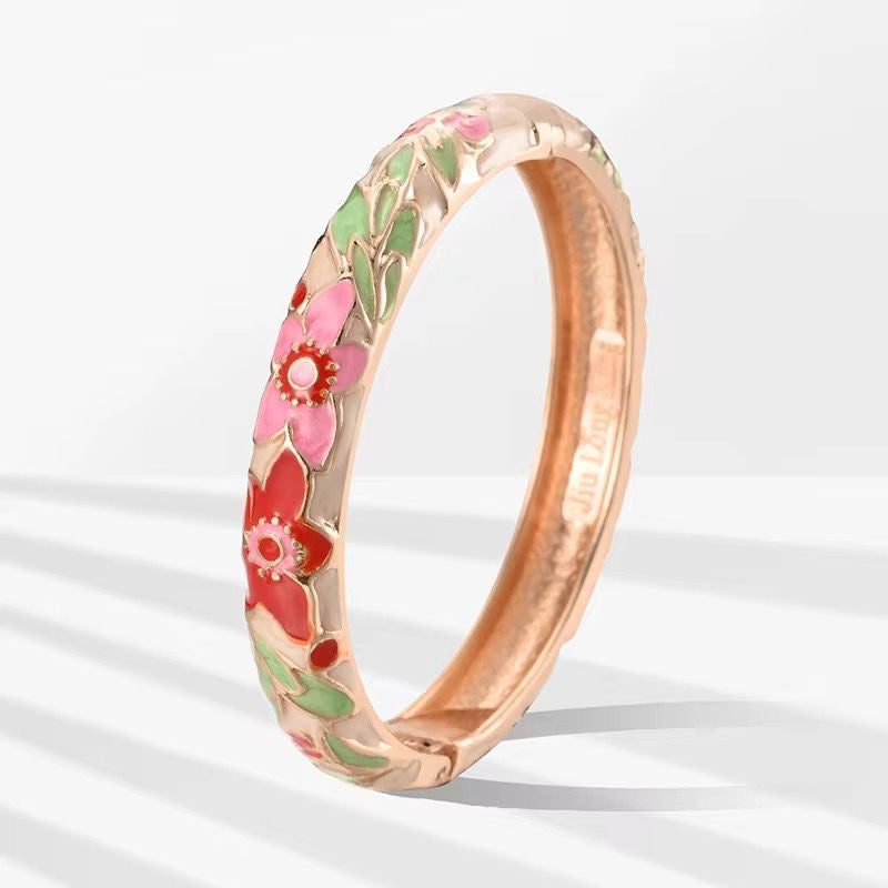 GP 24 floral Vintage Cuff- Anti tarnish
