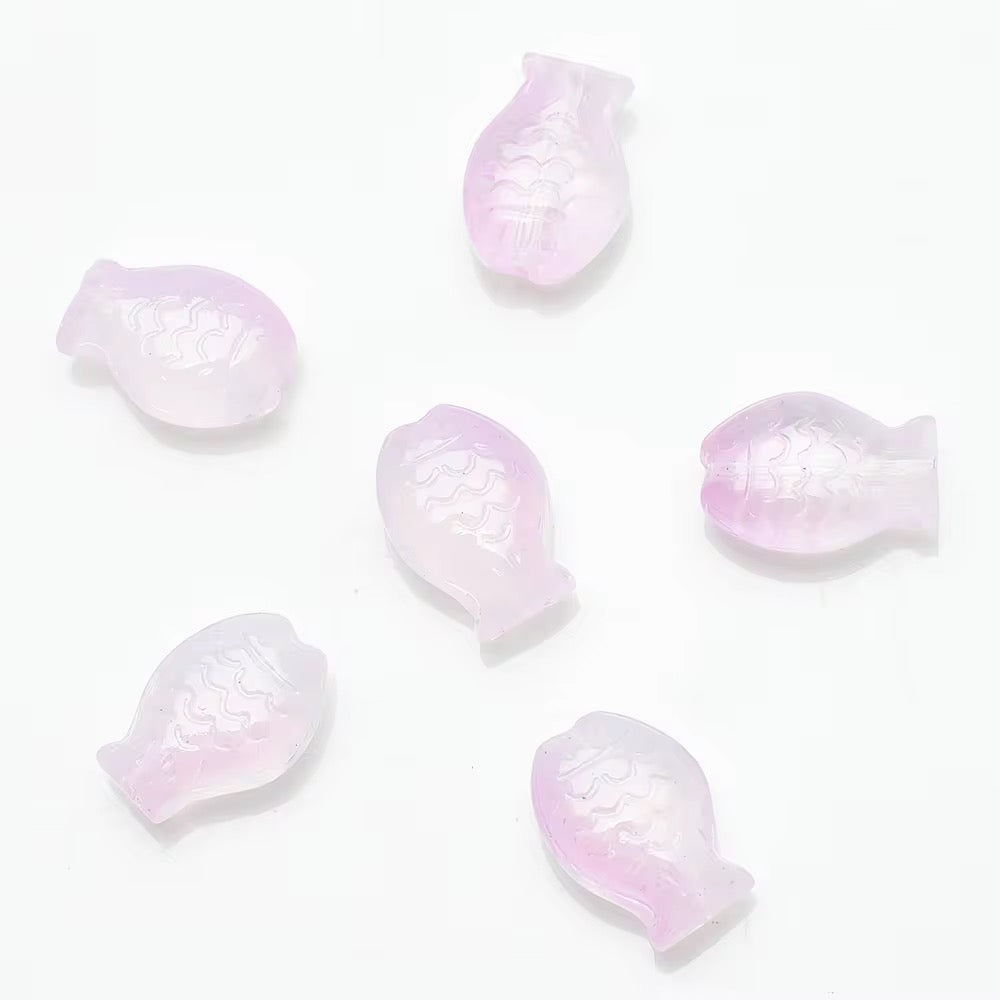 BBB 94 Fish Crystal glass beads ( 1 pc )