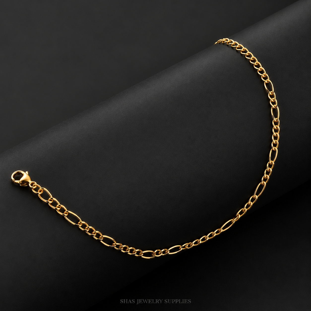 RBS01E Fiagro Chain Bracelet ( 1 pc ) 18k Gold PVD Plated