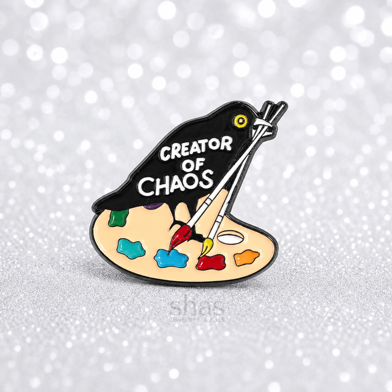 PK 146 Colour Palette Enamel Pin Badge ( 1 pc ) Imported Premium Quality