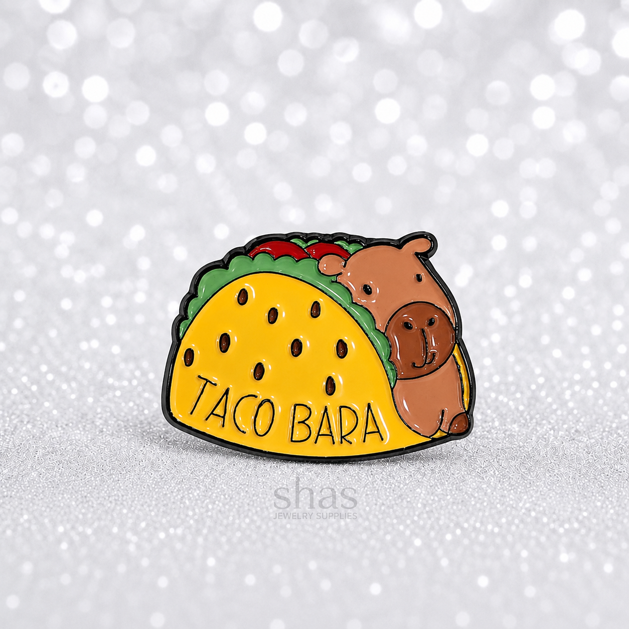 PK 154 Taco Bara Enamel Pin Badge ( 1 pc ) Imported Premium Quality