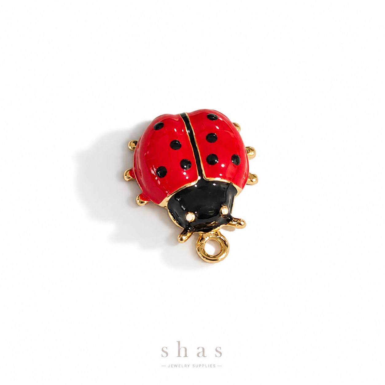 PC03K Ladybug 3D Charm ( 1 pc ) Premium Collectible