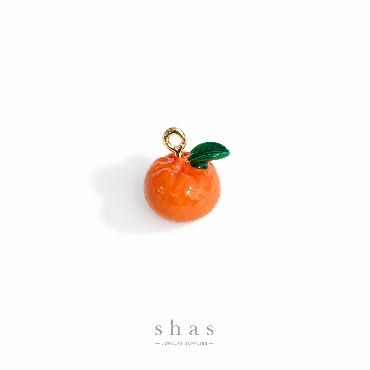 PC03Z Tangerine 3D Charm ( 1 pc ) Premium Collectible