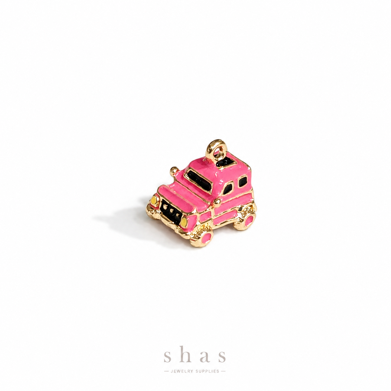 PC03S Pink Car 3D Charm ( 1 pc ) Premium Collectible