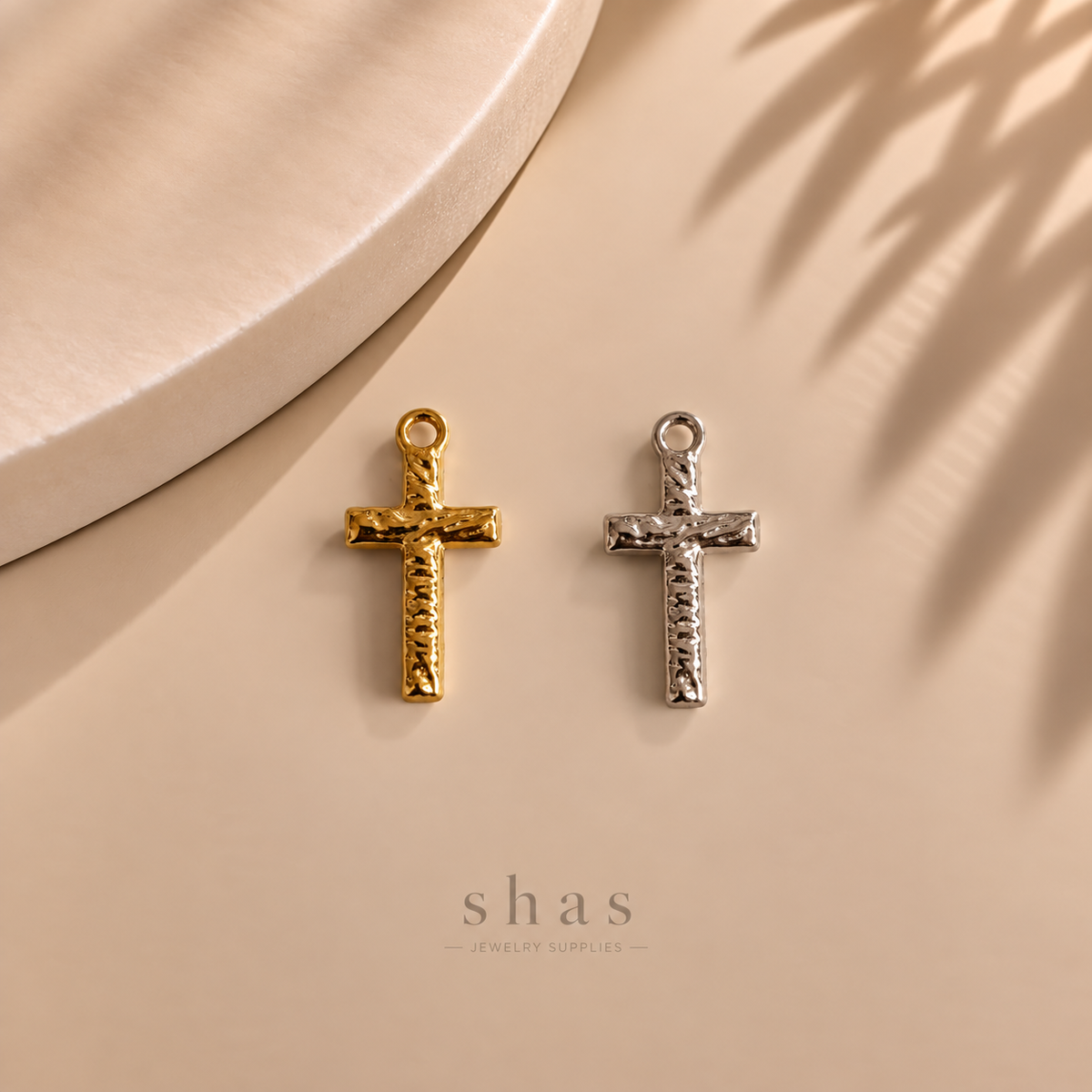 SC21D Minimal Cross Charm ( 1 pc ) PVD Plated