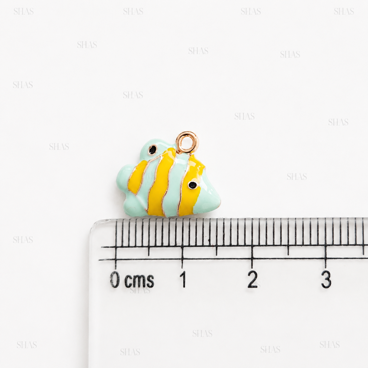 PC05B Cute FIsh 3D Enamel Charm ( 1 pc ) Premium Collectible | Anti tarnish