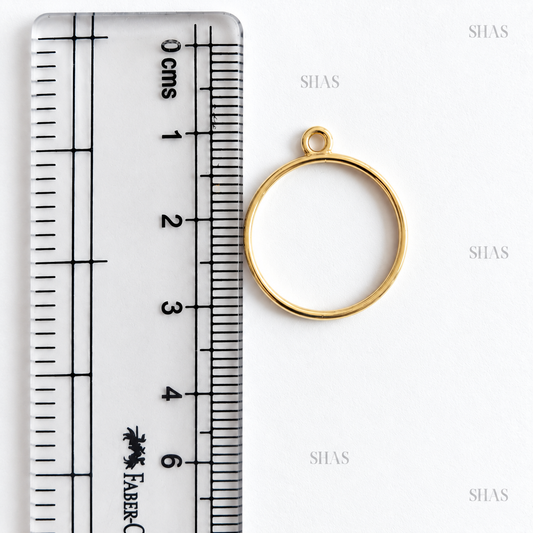 GPB05 Round Bezel ( 1 pc ) 14k Gold